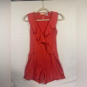 Baby Phat Red V-Neck Sleeveless Romper Size 5
